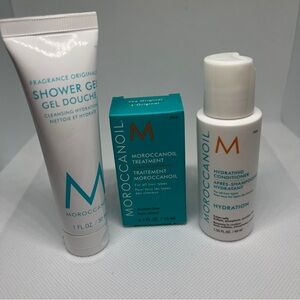 Moroccanoil Mini Trio Set Shower Gel, Conditioner & Treatment Travel Size
